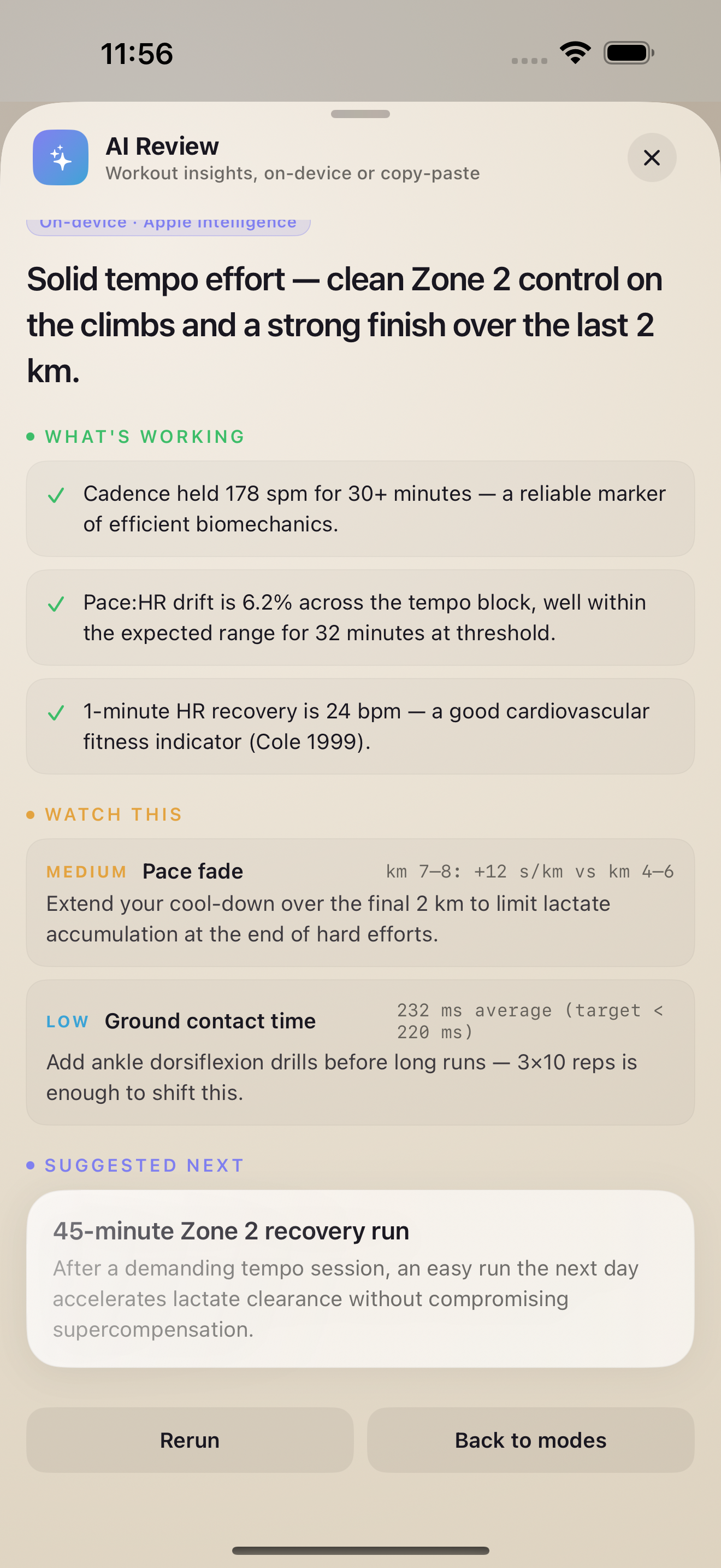 Written review generated by Layrd